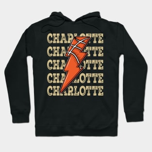 Funny Sports Charlotte Proud Name Basketball Classic Hoodie